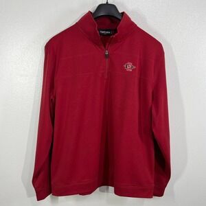 San Diego State Aztecs Quarter Zip Pullover Red XXL Long Sleeve‎ SDSU NCAA Men